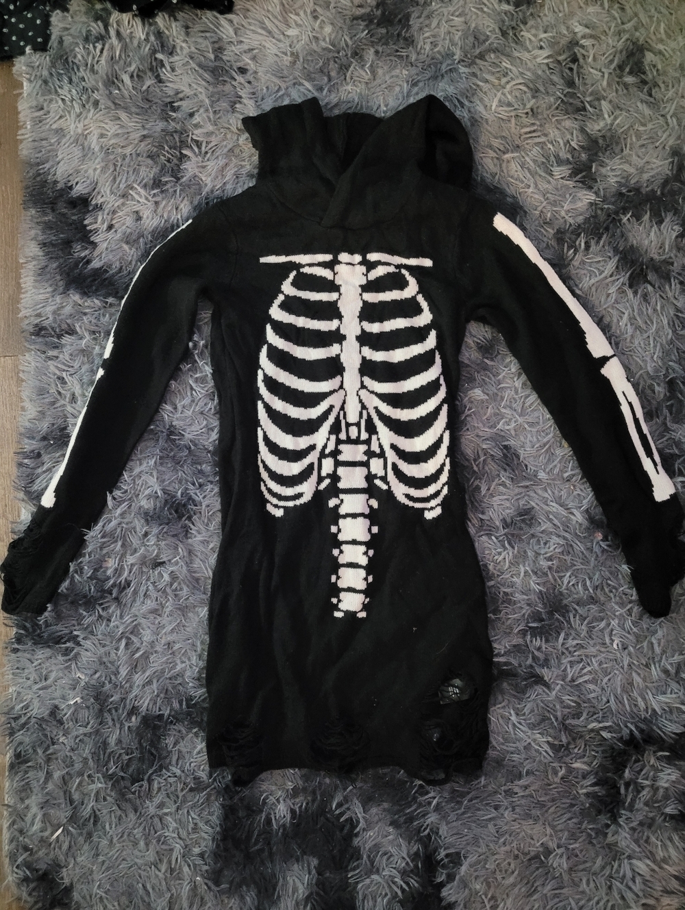 Hot Topic Distressed Skeleton Dress